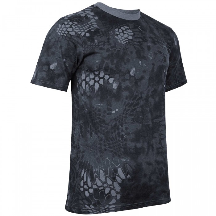 Футболка камуфляжная MIL-TEC T-Shirt Mandra Black, 3XL Футболка камуфляжная MIL-TEC T-Shirt Mandra Black, 3XL