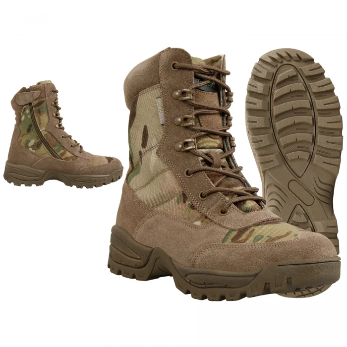 Ботинки тактические на молнии TACTICAL BOOT M.YKK ZIPPER Мультикам Ботинки тактические на молнии TACTICAL BOOT M.YKK ZIPPER Мультикам
