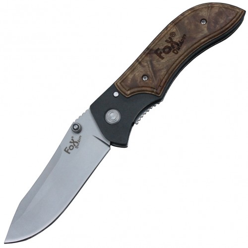 Нож складной Fox Outdoor Jack Knife с деревянной ручкой