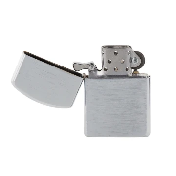 Зажигалка бензиновая MFH Windproof Lighter Серебристая