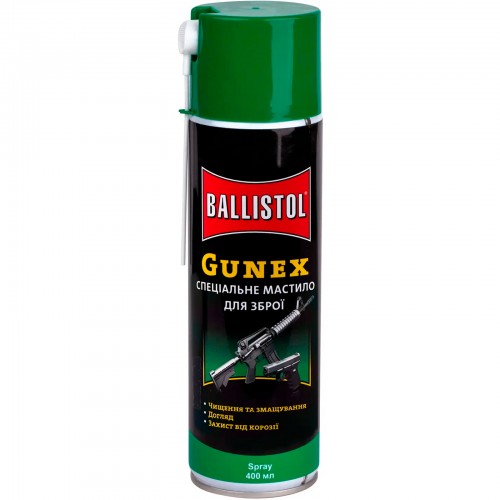 Мастило збройове синтетичне Ballistol Gunex, 400мл