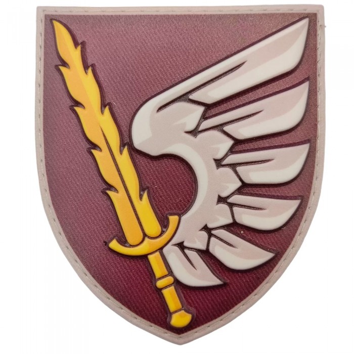 Шеврон ЗСУ 79 ОДШБр, Red Шеврон ЗСУ 79 ОДШБр, Red