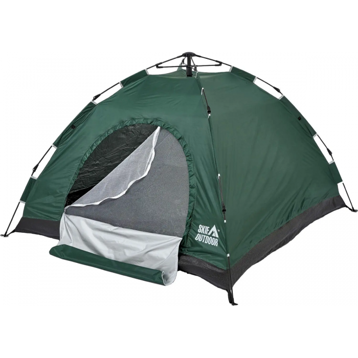 Палатка Skif Outdoor Adventure Auto I, 200x200 cm (3-х местная), Зелёный Палатка Skif Outdoor Adventure Auto I, 200x200 cm (3-х местная), Зелёный