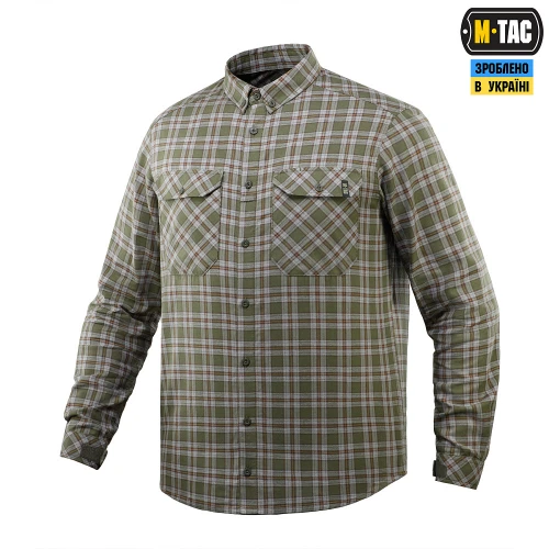 M-Tac рубашка Lumberjack Cotton Shirt, Olive/Grey