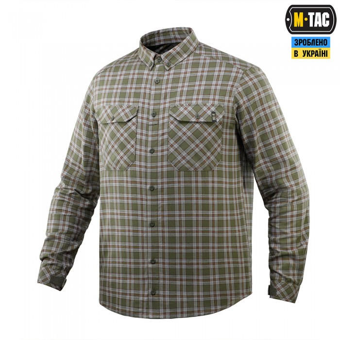 M-Tac сорочка Lumberjack Cotton Shirt, Olive/Grey M-Tac сорочка Lumberjack Cotton Shirt, Olive/Grey