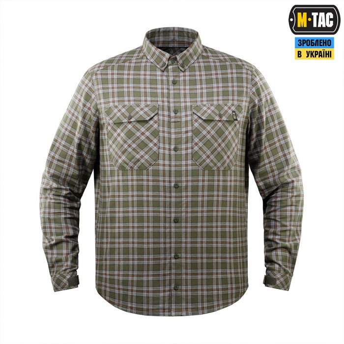 M-Tac сорочка Lumberjack Cotton Shirt, Olive/Grey M-Tac сорочка Lumberjack Cotton Shirt, Olive/Grey