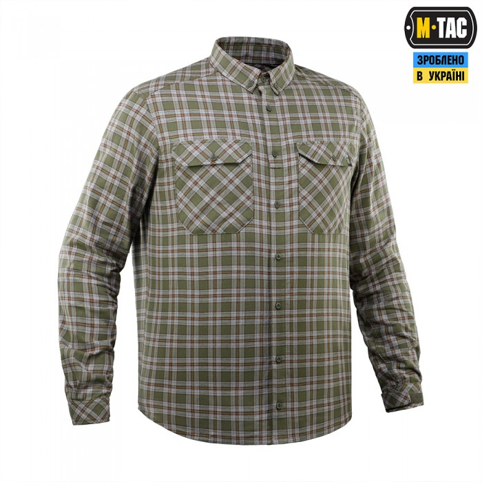M-Tac сорочка Lumberjack Cotton Shirt, Olive/Grey M-Tac сорочка Lumberjack Cotton Shirt, Olive/Grey