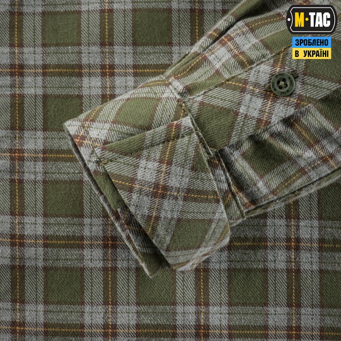 M-Tac сорочка Lumberjack Cotton Shirt, Olive/Grey M-Tac сорочка Lumberjack Cotton Shirt, Olive/Grey