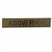 Военный шеврон группа крови AB(IV) Rh(+), Olive