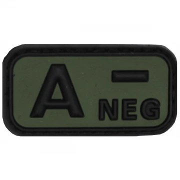 Нашивка группа крови A(II) Rh- Olive