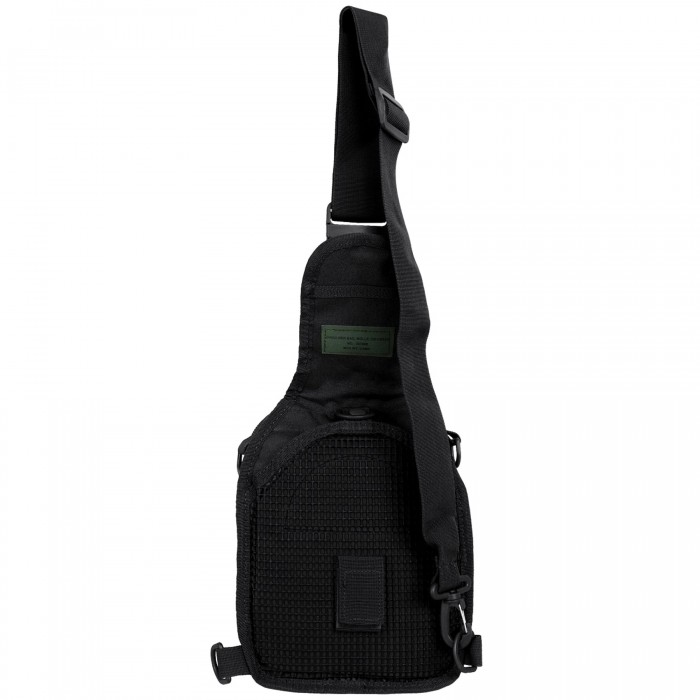 Рюкзак однолямочний MFH Shoulder Bag Black Рюкзак однолямочний MFH Shoulder Bag Black