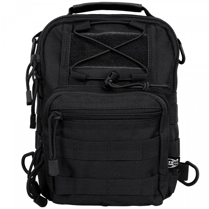 Рюкзак однолямочний MFH Shoulder Bag Black Рюкзак однолямочний MFH Shoulder Bag Black