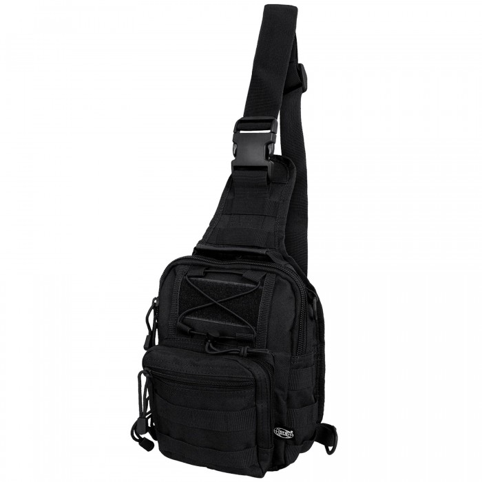 Рюкзак однолямочний MFH Shoulder Bag Black Рюкзак однолямочний MFH Shoulder Bag Black