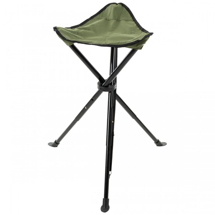 Стілець-тринога складаний MFH Folding Stool Olive Стілець-тринога складаний MFH Folding Stool Olive
