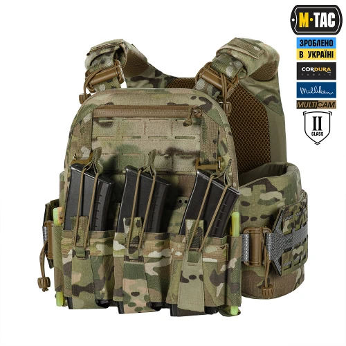 Плитоноска M-Tac Cuirass Tiger FAST Elite 2 класс защиты Multicam, MultiCam, XS/S