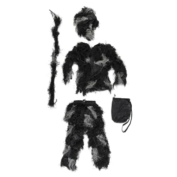 Костюм маскировочный Кикимора GHILLIE SUIT ′ANTI FIRE′ 4PC. Темный камуфляж, XL/XXL