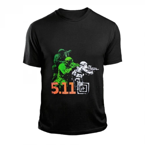 Футболка Vik-Tailor з принтом 5.11 Чорна, Black, 3XL