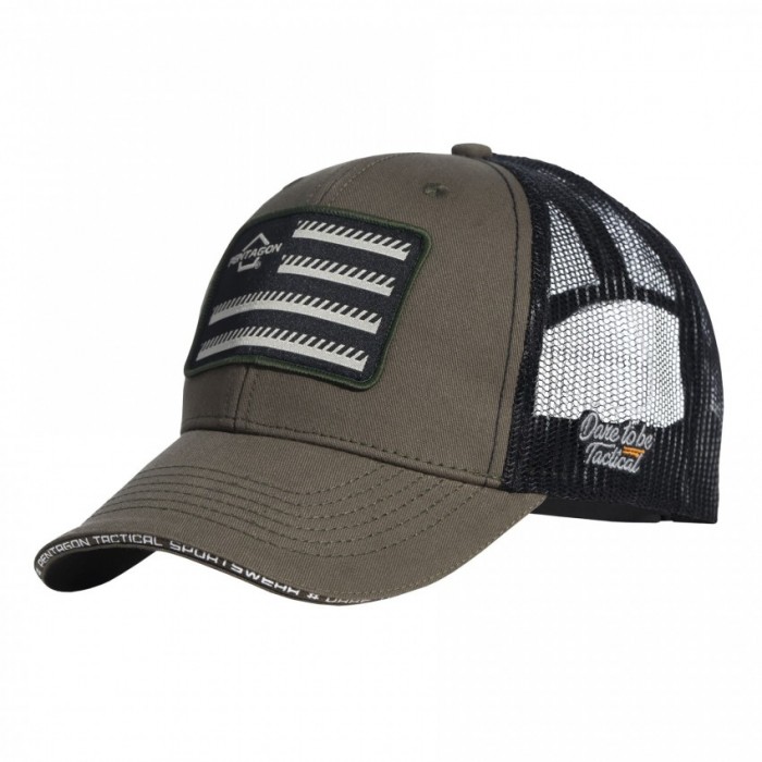 Бейсболка Сітка PENTAGON WILLS TRUCKERS TWILL Олива Бейсболка Сітка PENTAGON WILLS TRUCKERS TWILL Олива