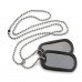Комплект жетонів з гумовими глушниками MIL-TEC Dog Tag Set