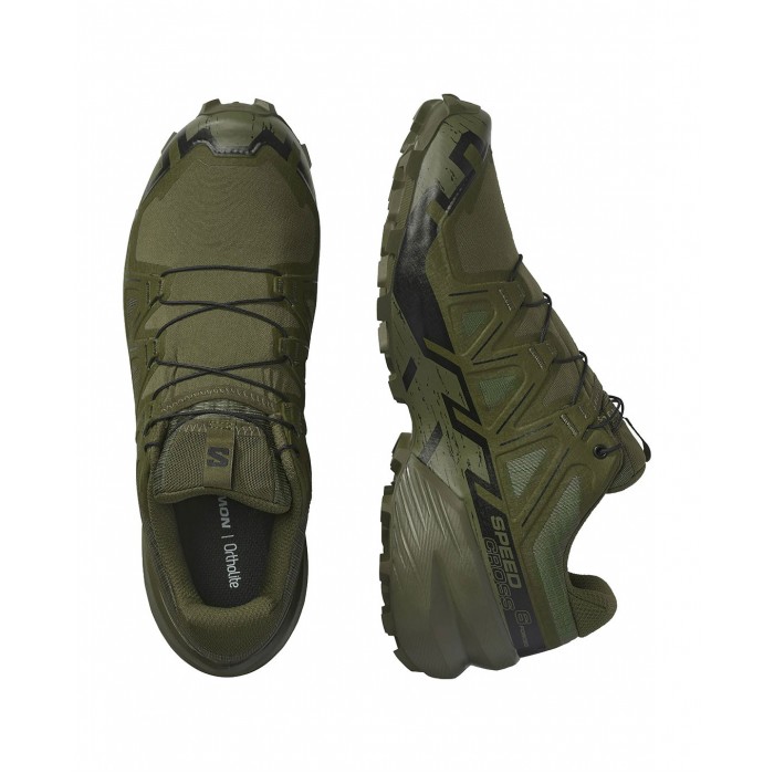 Кроссовки Salomon Speedcross 6 Forces Green/Black, Olive Green, UK 8 / EU 42, 26,5см Кроссовки Salomon Speedcross 6 Forces Green/Black, Olive Green, UK 8 / EU 42, 26,5см