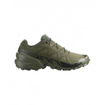 Кроссовки Salomon Speedcross 6 Forces Green/Black, Olive Green, UK 8 / EU 42, 26,5см