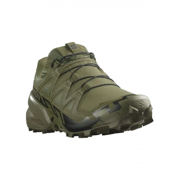 Кроссовки Salomon Speedcross 6 Forces Green/Black, Olive Green, UK 8 / EU 42, 26,5см