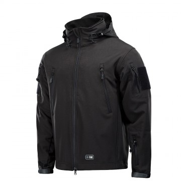 Куртка M-TAC Soft Shell з підстібкою Чорна
