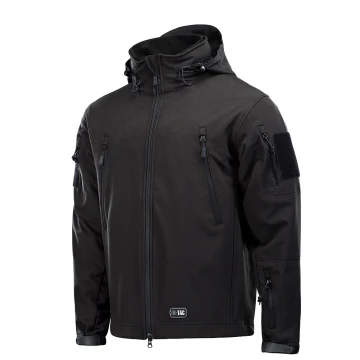 Куртка M-TAC Soft Shell з підстібкою Чорна