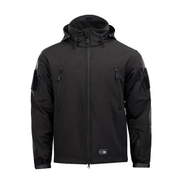 Куртка M-TAC Soft Shell з підстібкою Чорна