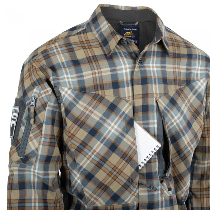 Сорочка Helikon-Tex MBDU FLANNEL SHIRT фланелева руда в клітинку, 3XL Сорочка Helikon-Tex MBDU FLANNEL SHIRT фланелева руда в клітинку, 3XL