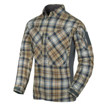 Сорочка Helikon-Tex MBDU FLANNEL SHIRT фланелева руда в клітинку, 3XL