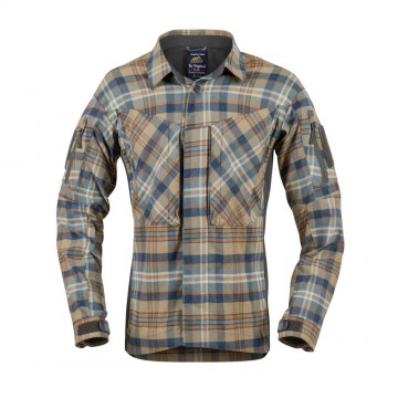 Сорочка Helikon-Tex MBDU FLANNEL SHIRT фланелева руда в клітинку, --Оберіть--