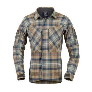 Сорочка Helikon-Tex MBDU FLANNEL SHIRT фланелева руда в клітинку, 3XL