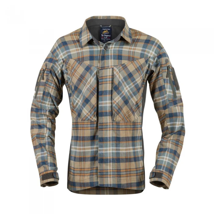Сорочка Helikon-Tex MBDU FLANNEL SHIRT фланелева руда в клітинку, 3XL Сорочка Helikon-Tex MBDU FLANNEL SHIRT фланелева руда в клітинку, 3XL
