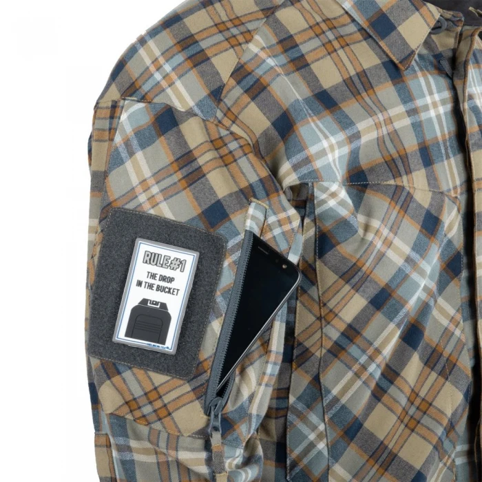 Сорочка Helikon-Tex MBDU FLANNEL SHIRT фланелева руда в клітинку, 3XL Сорочка Helikon-Tex MBDU FLANNEL SHIRT фланелева руда в клітинку, 3XL