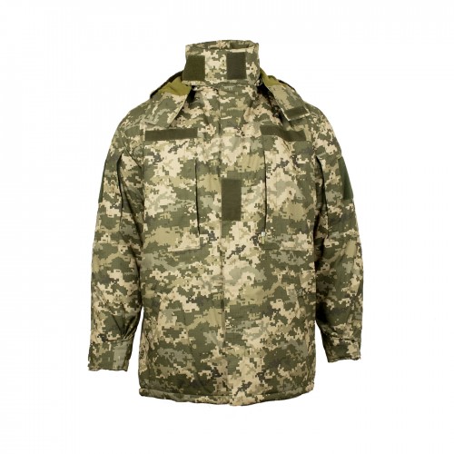 Куртка тактична зимова (Бушлат) ММ-14 (Український піксель), пиксель