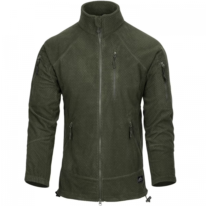 Флисовая кофта Helikon Alpha Tactical - Olive Green Флисовая кофта Helikon Alpha Tactical - Olive Green