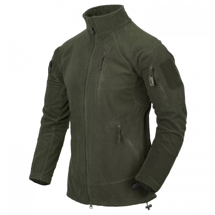 Флисовая кофта Helikon Alpha Tactical - Olive Green Флисовая кофта Helikon Alpha Tactical - Olive Green