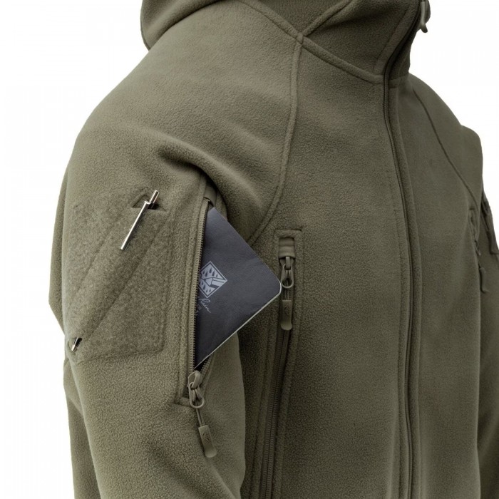 Флисовая кофта Helikon Patriot Mk2 Hybrid Fleece - Olive Green Флисовая кофта Helikon Patriot Mk2 Hybrid Fleece - Olive Green