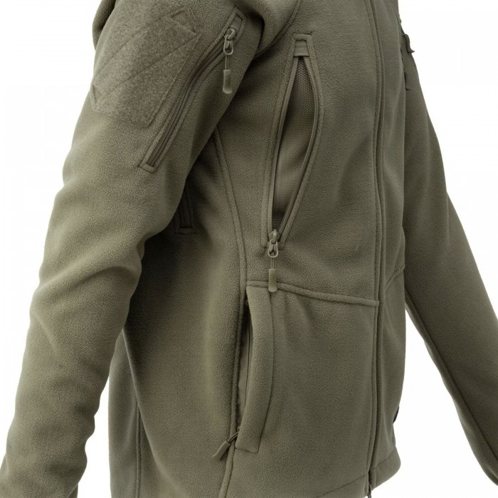Флисовая кофта Helikon Patriot Mk2 Hybrid Fleece - Olive Green Флисовая кофта Helikon Patriot Mk2 Hybrid Fleece - Olive Green