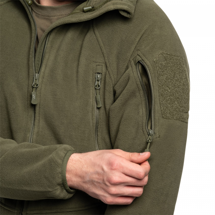 Флисовая кофта Helikon Patriot Mk2 Hybrid Fleece - Olive Green Флисовая кофта Helikon Patriot Mk2 Hybrid Fleece - Olive Green