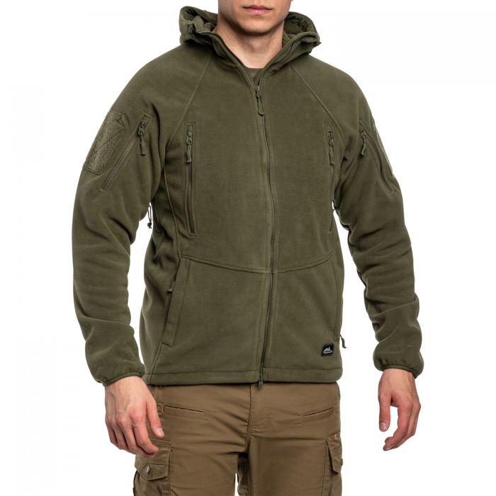 Флисовая кофта Helikon Patriot Mk2 Hybrid Fleece - Olive Green Флисовая кофта Helikon Patriot Mk2 Hybrid Fleece - Olive Green