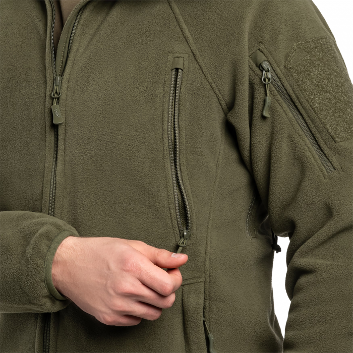 Флисовая кофта Helikon Patriot Mk2 Hybrid Fleece - Olive Green Флисовая кофта Helikon Patriot Mk2 Hybrid Fleece - Olive Green