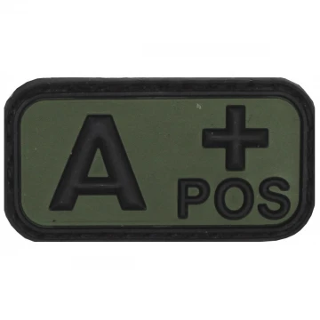 Нашивка группа крови A(II) Rh+ Olive