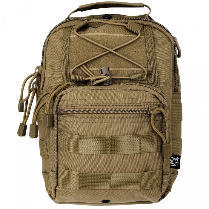 Рюкзак однолямочний MFH Shoulder Bag Coyote Tan Рюкзак однолямочний MFH Shoulder Bag Coyote Tan