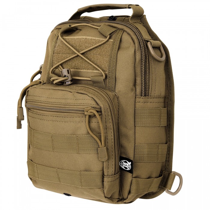 Рюкзак однолямочний MFH Shoulder Bag Coyote Tan Рюкзак однолямочний MFH Shoulder Bag Coyote Tan