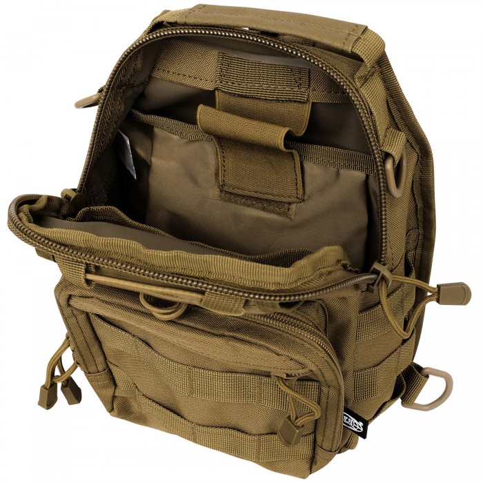 Рюкзак однолямочний MFH Shoulder Bag Coyote Tan Рюкзак однолямочний MFH Shoulder Bag Coyote Tan