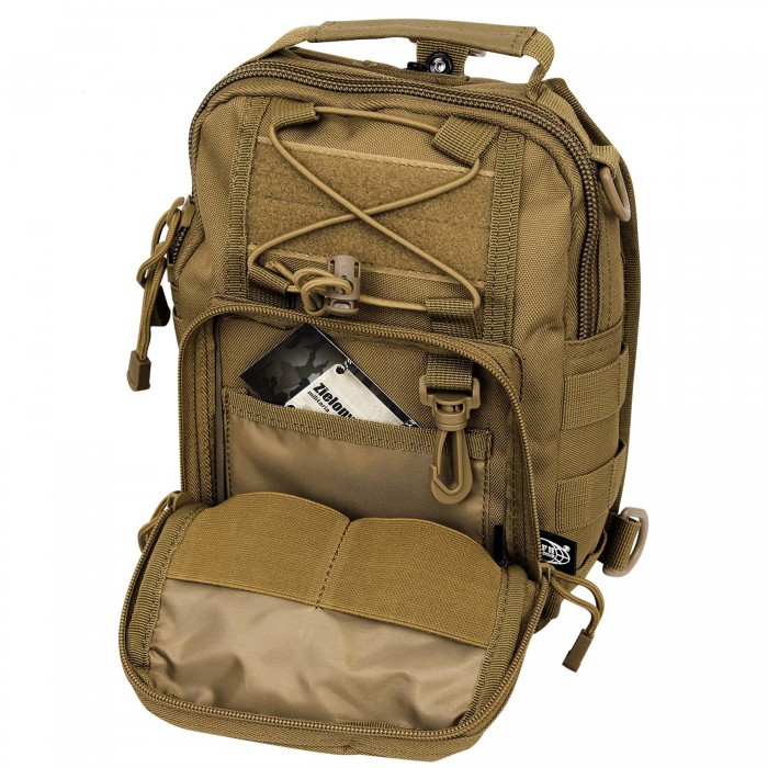 Рюкзак однолямочний MFH Shoulder Bag Coyote Tan Рюкзак однолямочний MFH Shoulder Bag Coyote Tan