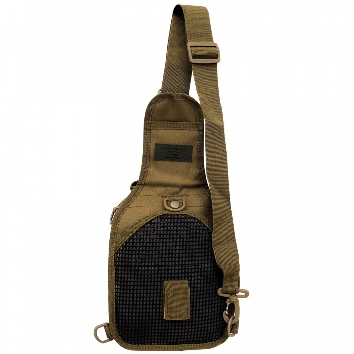 Рюкзак однолямочний MFH Shoulder Bag Coyote Tan Рюкзак однолямочний MFH Shoulder Bag Coyote Tan