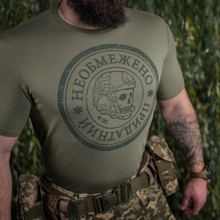 Футболка M-Tac Бесконечно пригоден, Olive Футболка M-Tac Бесконечно пригоден, Olive